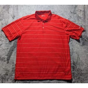 Nike Golf Nike Fit Dry Short Sleeve Polo Shirt Men's Size XL Red